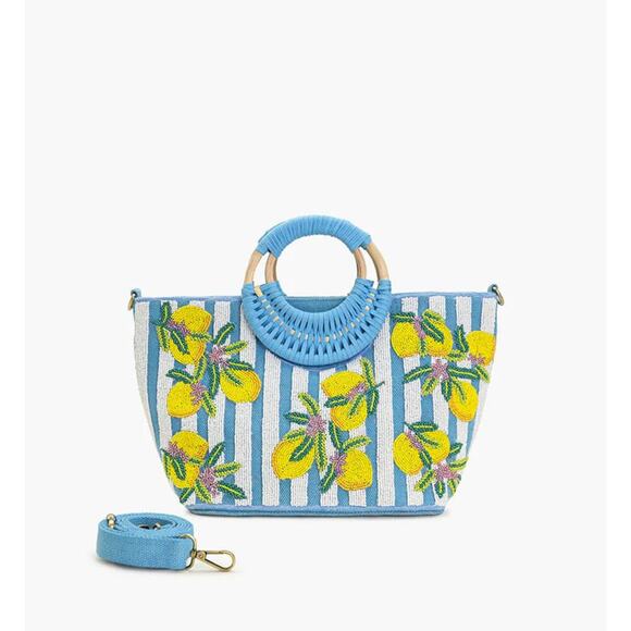 LIMONCELLO STRIPE TOTE BAG - Picture 7 of 7